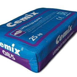 Vrece flexibilného lepidla Cemix Flex Klasik Plus 085 – vhodné na obklady a dlažby v náročných podmienkach