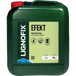 Vedro s impregnačným prostriedkom Lignofix E Profi bezfarebný 5 kg na ochranu dreva pred plesňami, hubami a hmyzom