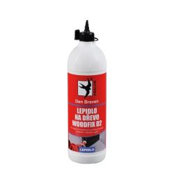 Lepidlo na drevo Den Braven WOODFIX D2 v balení 500 g – ideálne na lepenie nábytku, dyhy a interiérového dreva