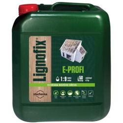 Lignofix E Profi bezfarebný 1 kg – impregnačný prípravok na ochranu dreva bez ovplyvnenia jeho prirodzeného vzhľadu.