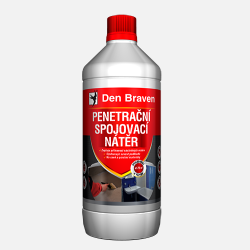 Biely penetračný a spojovací náter Den Braven 1 kg na spevnenie a prípravu hladkých i savých povrchov