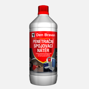 Biely penetračný a spojovací náter Den Braven 1 kg na spevnenie a prípravu hladkých i savých povrchov
